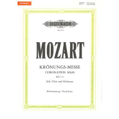 Klavierauszug Krönungsmesse KV 317
