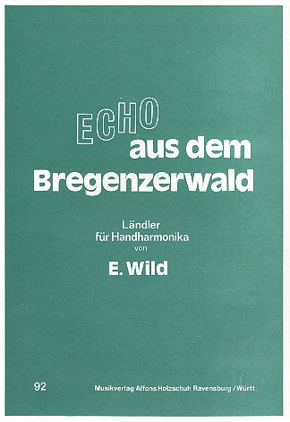Echo aus dem Bregenzerwald für 1-2 Handharmonikas