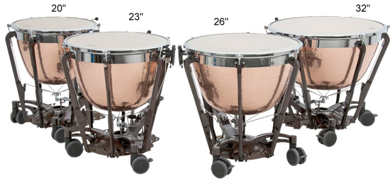 Pauke Adams Symphonic Generation II 23 Kupfer gehämmert tiefgewölbt