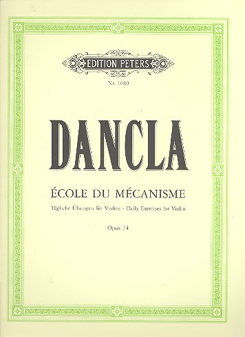 Ecole du mecanisme op.74 für Violine
