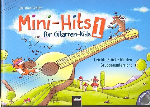 Mini-Hits für Gitarren-Kids Band 1 (+CD) für 3-5 Gitarren (Ensemble)