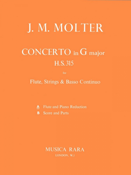 Konzert G-Dur für Flöte, Streicher und Bc