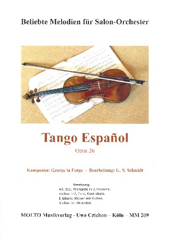 Tango Espanol op.26: für Salonorchester