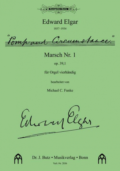 Pomp and Circustamce Marsch op.39,1 für Orgel zu 4 Händen