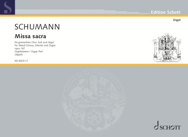 Missa sacra op. 147 für gemischten Chor (SATB) und Orgel