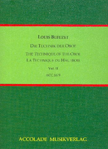 Die Technik der Oboe Band 2 (dt/frz/en) für oboe