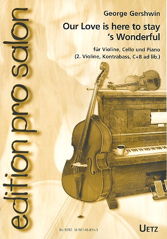 2 Stücke für Violine, Violoncello und Klavier (Violine 2, Kontrabass, C- und B-Stimme ad lib)