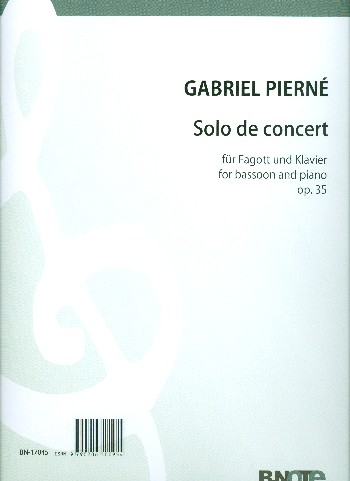 Solo de Concert op.35 für Fagott und Klavier
