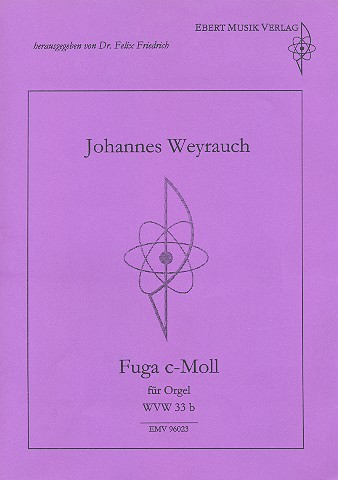 Fuga c-Moll WVW33b für Orgel