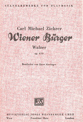 Wiener Bürger op.419 für Blasorchester