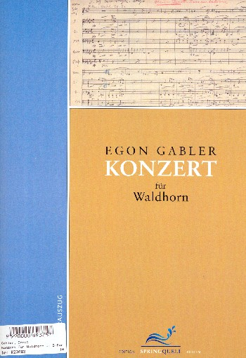 Konzert für Waldhorn und Orchester