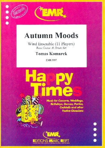 Autumn Moods for wind ensemble (11 players), bass guitar and drum set