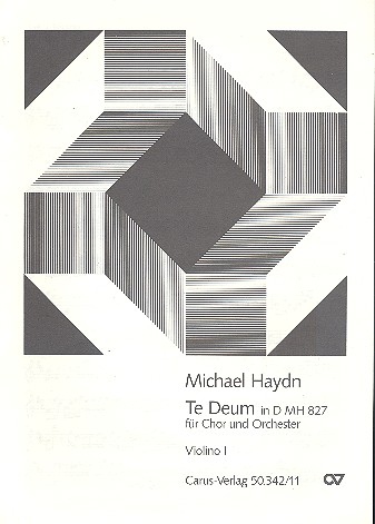 Te Deum D-Dur MH827 für gem Chor, Orchester und Orgel