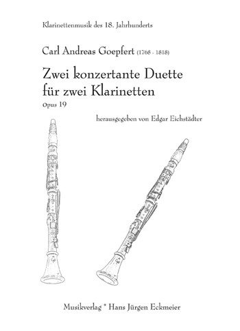 2 konzertante Duette op.19 für 2 Klarinetten