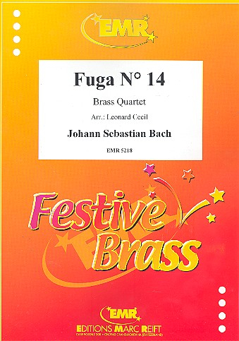 Fuga no.14 for brass quartet Das Wohltemperierte Klavier