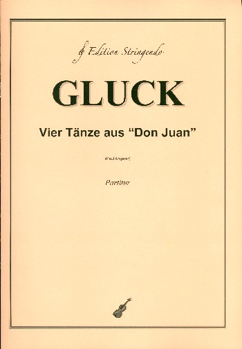 4 Tänze aus Don Juan für Streichorchester