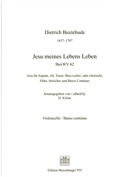 Jesu meines Lebens Leben Aria für Soli (SATB) und Kammerensemble