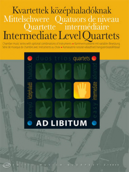 Partitur und Stimmen Mittelschwere Quartette