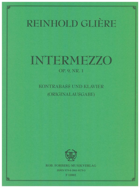 Intermezzo op.9,1 für Kontrabaß und Klavier