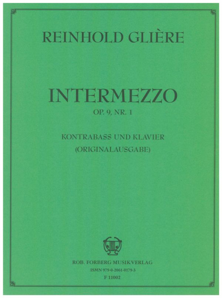 Intermezzo op.9,1 für Kontrabaß und Klavier