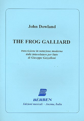 The Frog Galliard per liuto (trascizione in notazione moderna