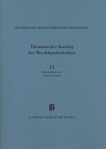Bischöfliche Zentralbibliothek Regensburg, Musikerbriefe 1