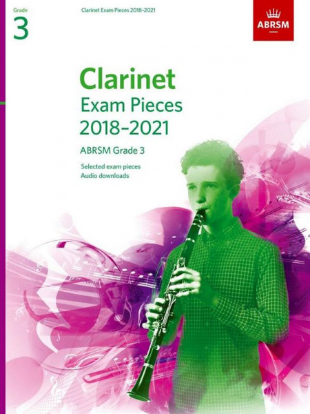 Exam Pieces 2018-2021 Grade 3 for clarinet and piano