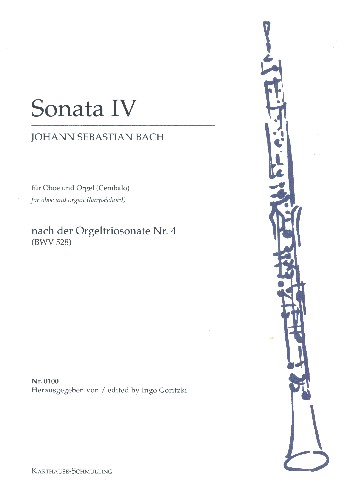 Sonate Nr.4 nach der Orgeltriosonate BWV528 für Oboe d&#039;amore und Orgel (Cembalo)