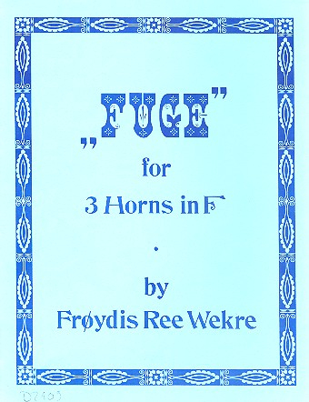 Fuge für 3 Hörner Partitur und Stimmen