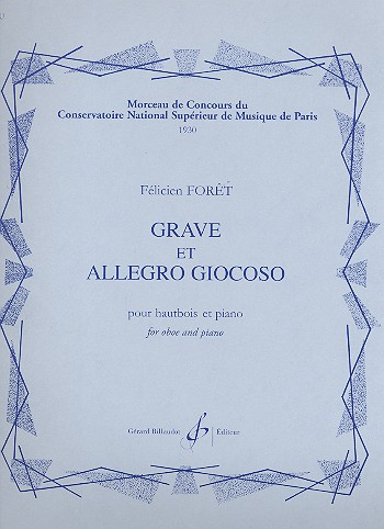 Grave et allegro giocoso pour hautbois et piano