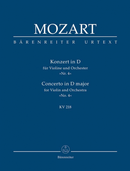 Konzert D-Dur KV218 für Violine und Orchester