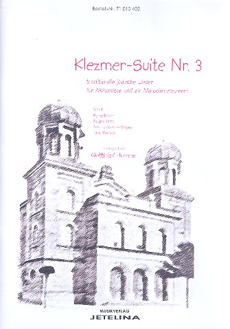 Klezmer-Suite Nr. 3 (+CD) für Akkordeon und ein Melodieinstrument
