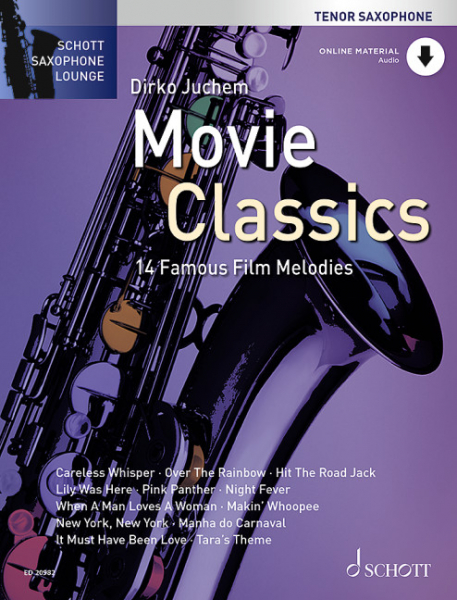 Spielband für Tenorsaxophon Movie Classics