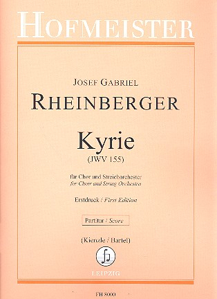 Kyrie JWV155 für gem Chor und Streichorchester