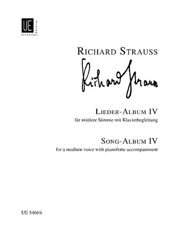 Lieder-Album Band 4 für mittlere Singstimme und Klavier