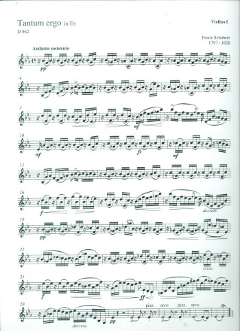 Tantum ergo Es-Dur D962 für Soli, gem Chor und Orchester