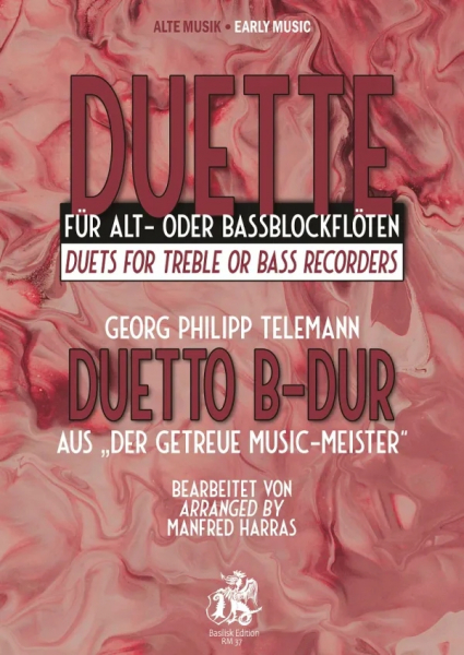 Duetto B-Dur für 2 Altblockflöten