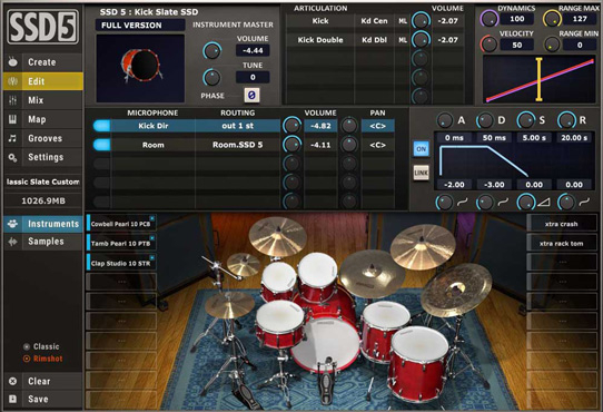Plugin Instrument Steven Slate Drums SSD5