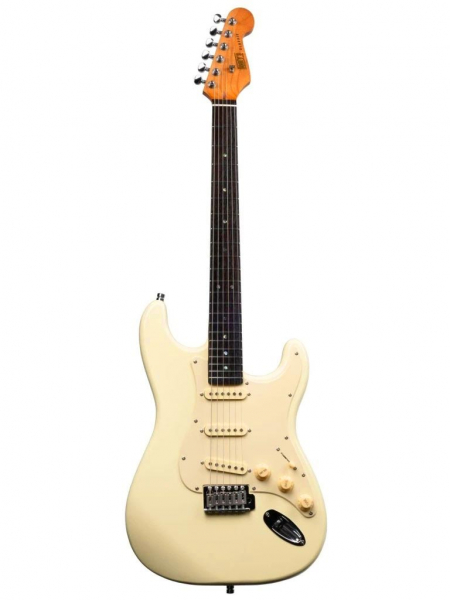 E- Gitarre Henry's Snake ST-1C Rattle 3S - Olympic White Classic