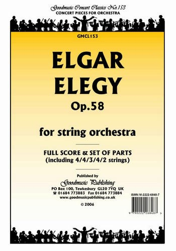 Elegy op.58 for string orchestra