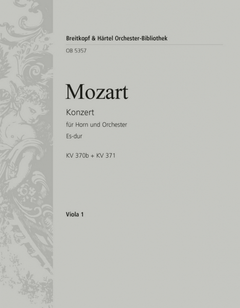 Konzert Es-Dur KV370b/371 für Horn und Orchester