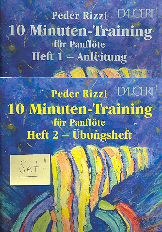 10 Minuten-Training Set (Band 1und 2) für Panflöte