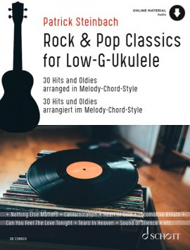 Spielbuch Rock &amp; Pop Classics for low G Ukulele