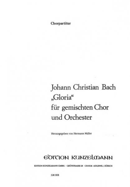 Gloria für gem Chor und Orchester