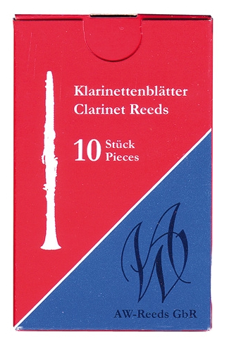 B-Klarinetten-Blatt AW Reeds Nr. 120, Stärke 3