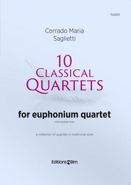 10 classical Quartets for 4 euphoniums