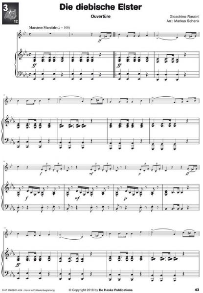 Spielbuch Horn Hören, lesen & spielen - Opern-Spielbuch