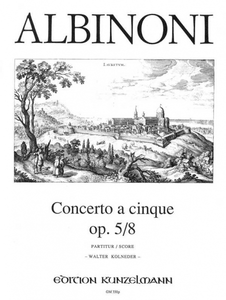 Concerto a cinque F-Dur op.5,8 für Violine und Streichorchester