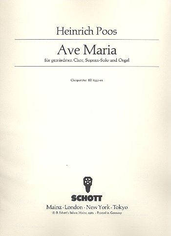 Ave Maria für gem Chor a cappella