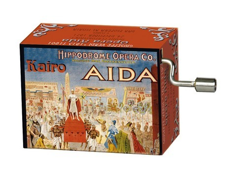 Spieluhr Triumphmarsch (Aida) Motiv Kairo